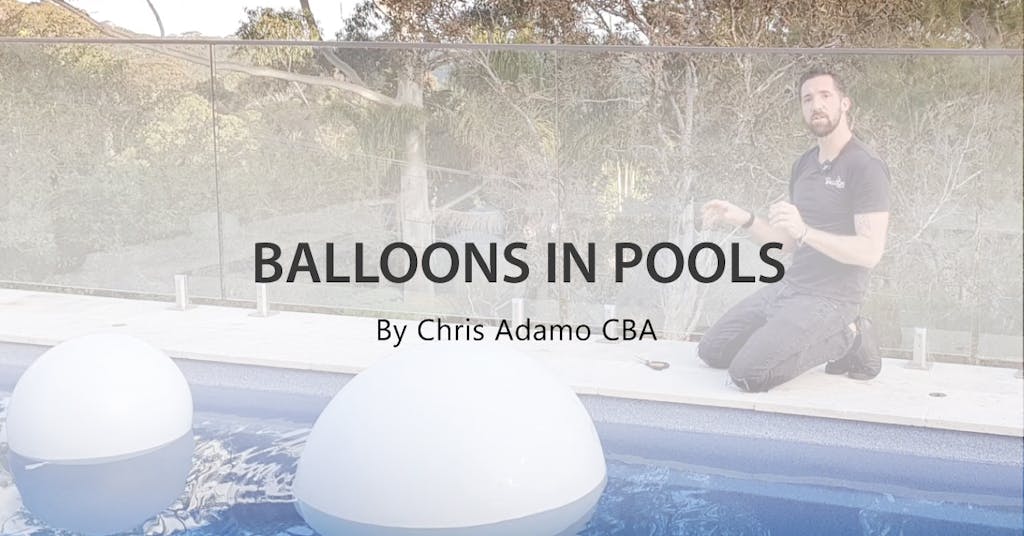 Balloons in pools
